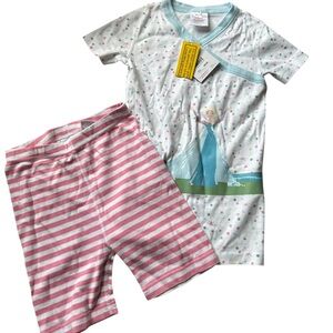 Hanna Andersson Disney Collection Frozen Elsa short sleeve Pj Set size 140 New
